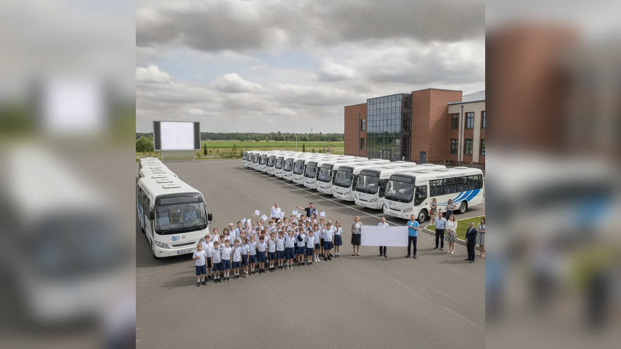 21 de microbuze electrice noi pentru elevi, investiție de 22,3 milioane lei