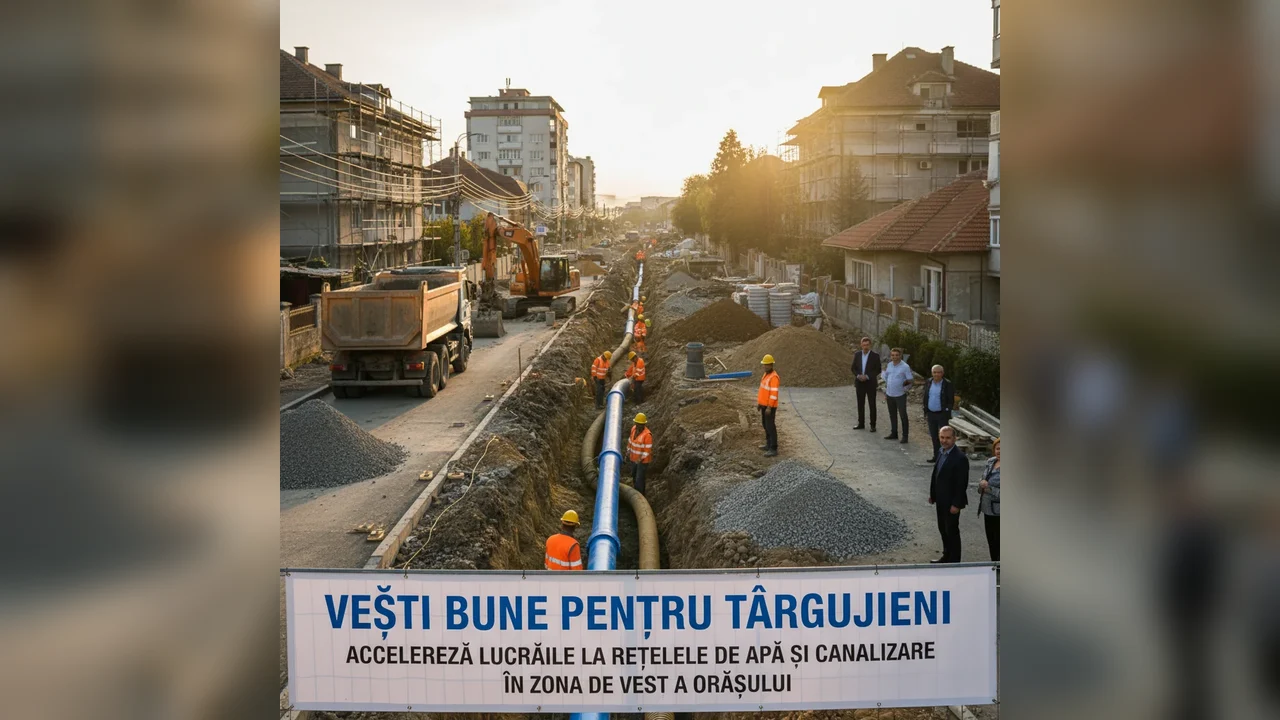Accelerarea lucrărilor la rețelele de apă și canalizare în zona de vest a orașului