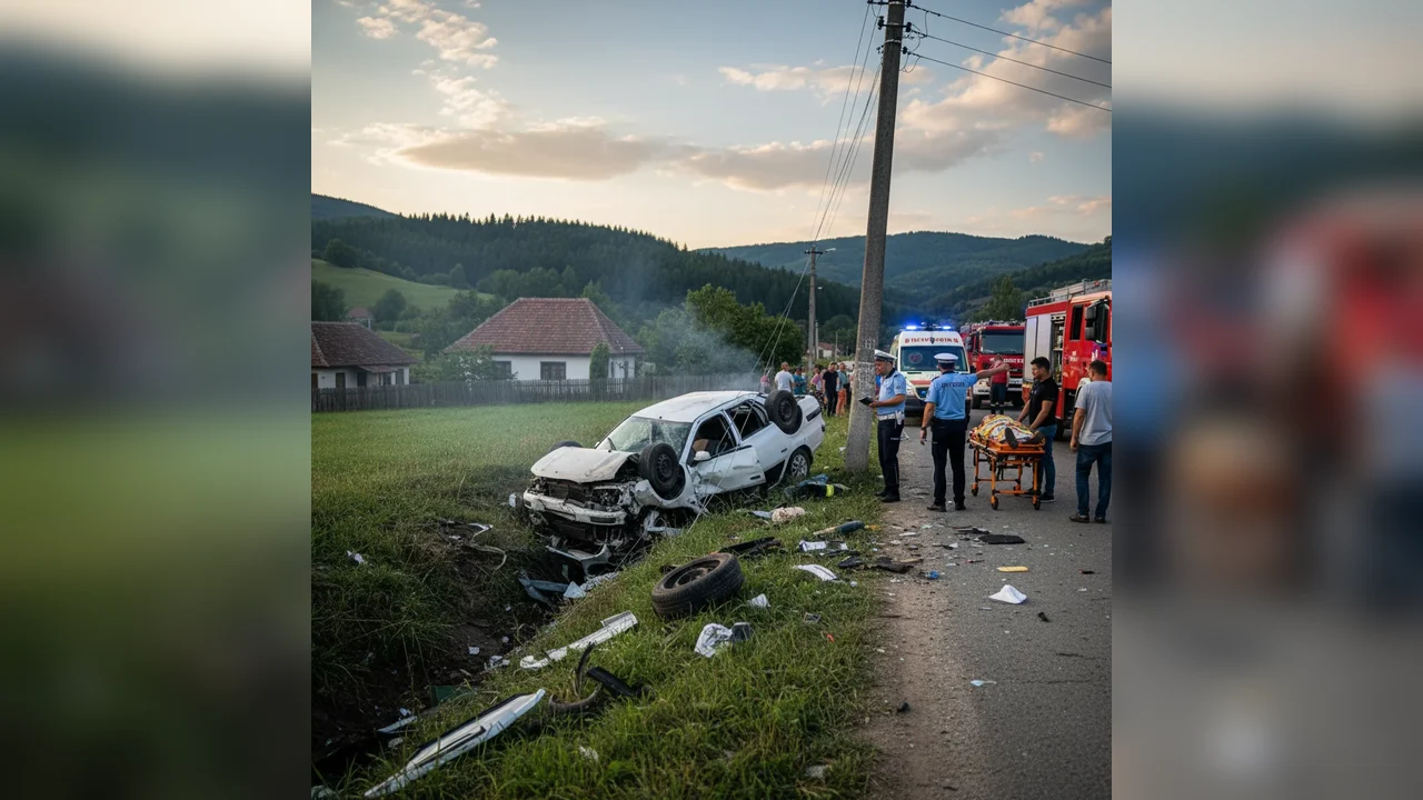Accident grav cu impact puternic în Pojogeni – Detalii locale de ultimă oră