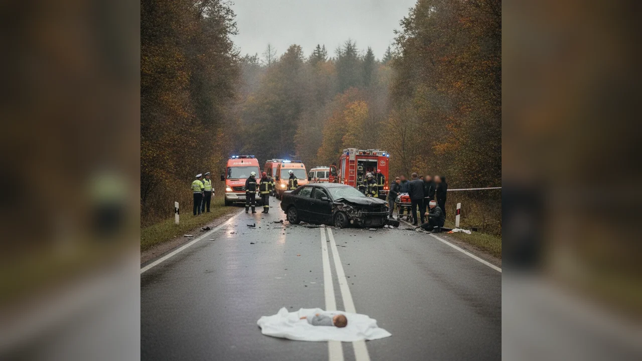 Accident grav în Mehedinți: Un copil a murit, trei răniți