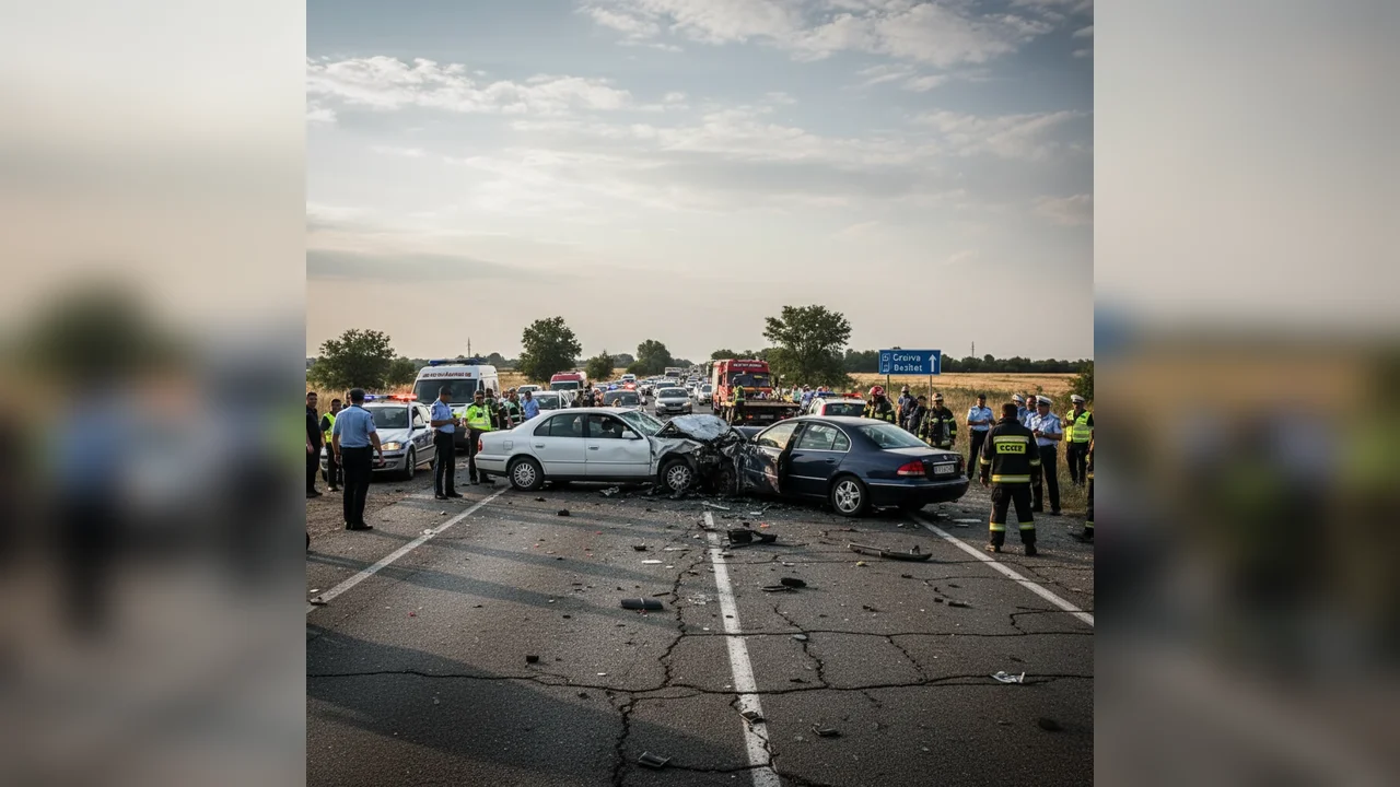 Accident rutier fatal pe DN 55, între Craiova și Bechet