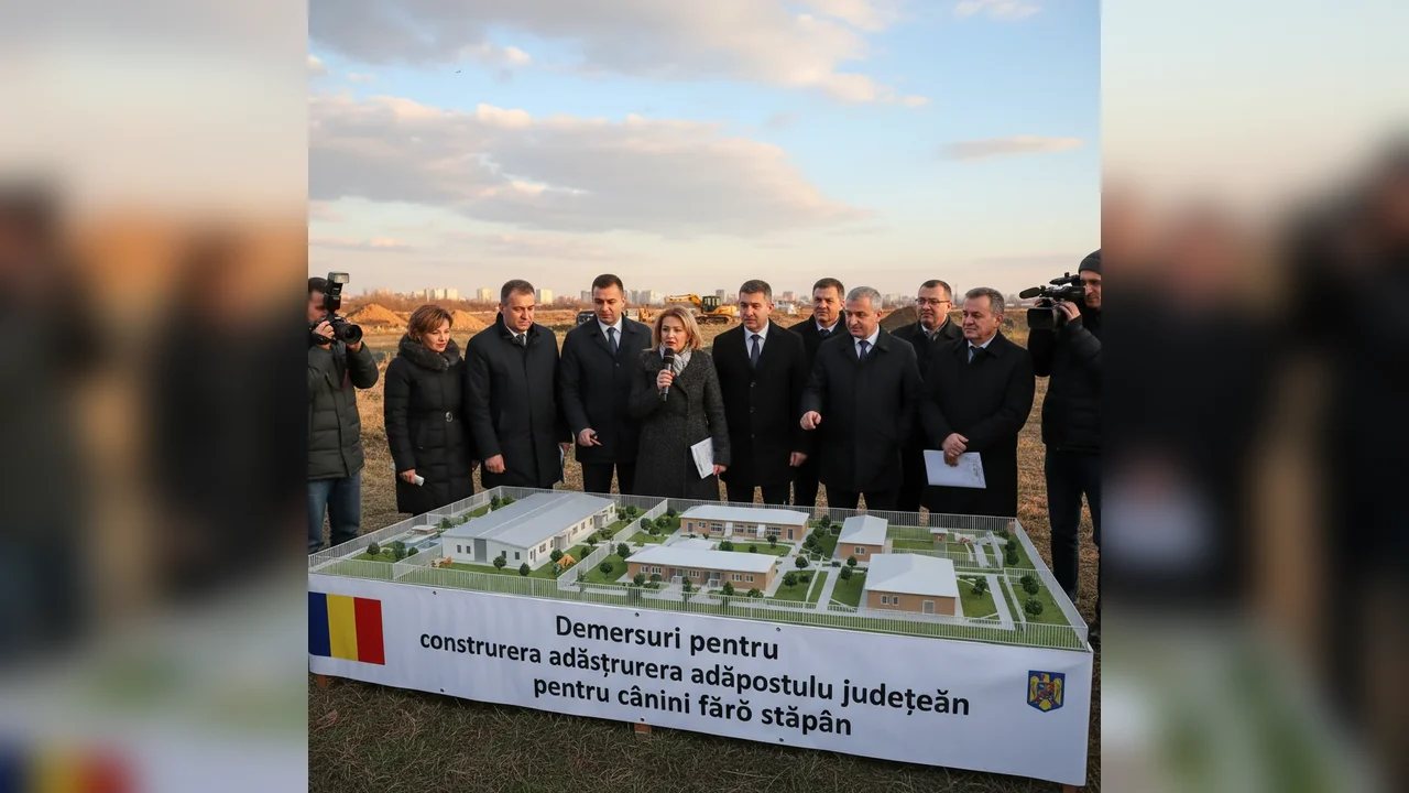 Adăpost județean pentru câini abandonați în construcție