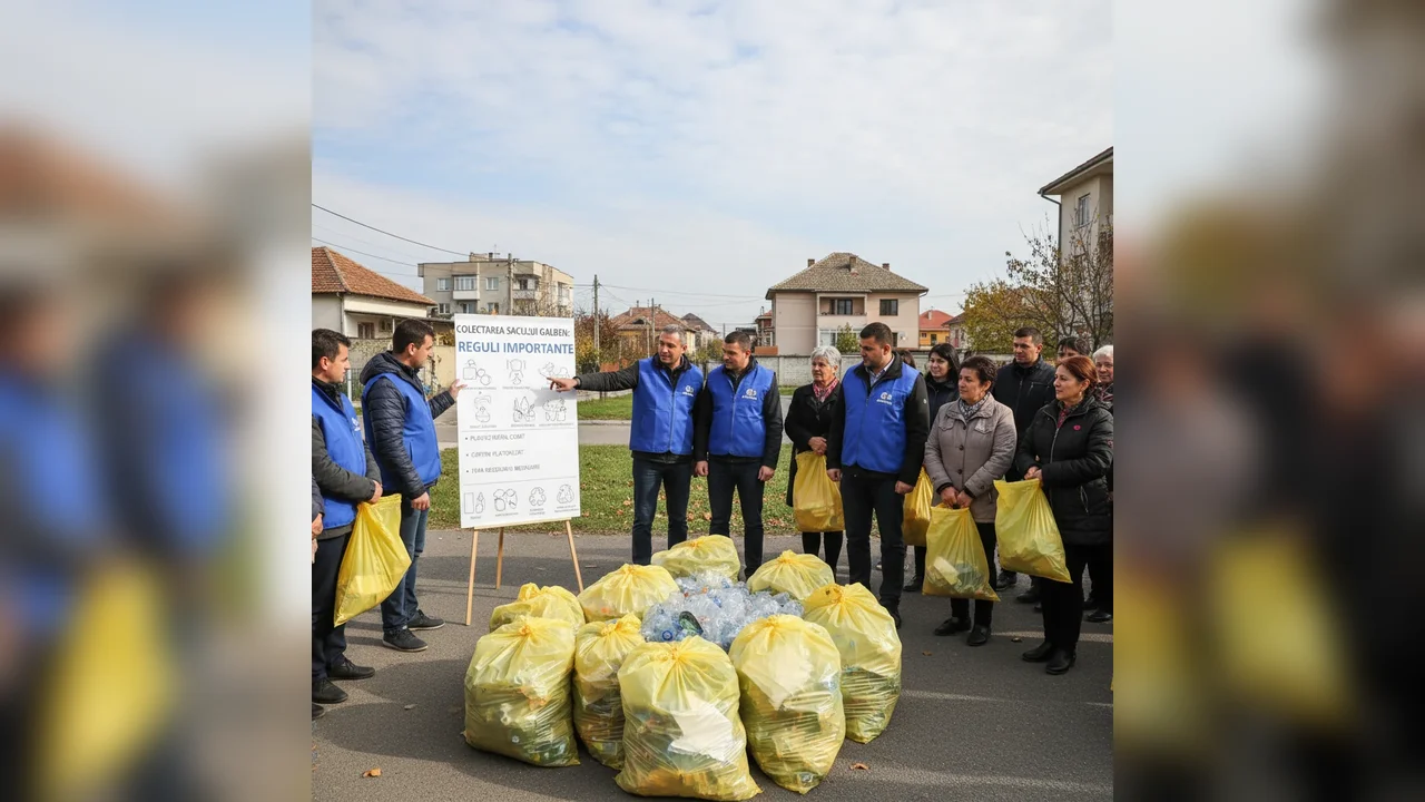 ADIS Gorj reamintește regulile pentru colectarea sacului galben în județ