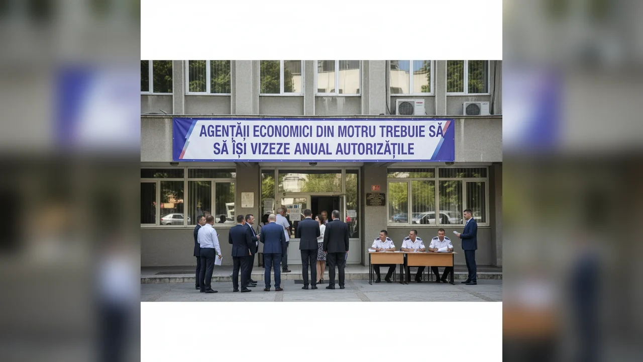 Agenții economici din Motru sunt obligați să-și reînnoiască anual autorizațiile