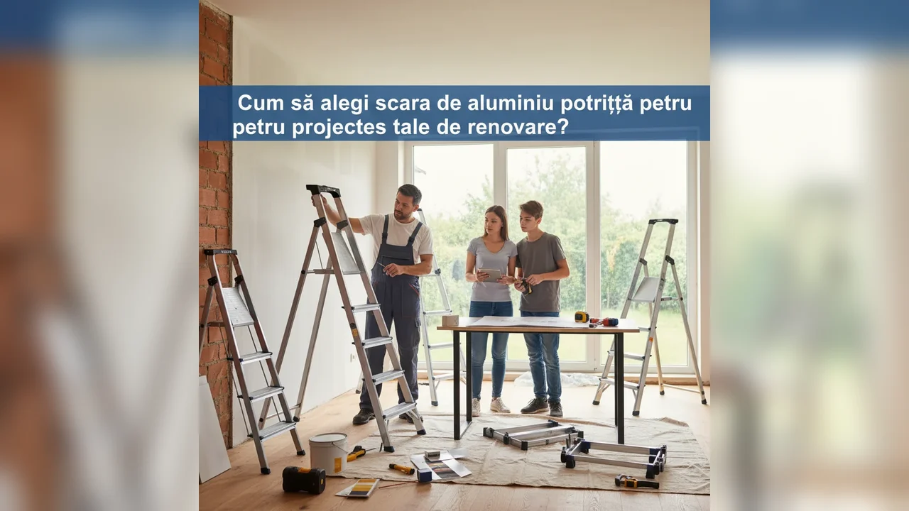 Alegerea Scării de Aluminiu Ideale pentru Renovările din Zona Ta