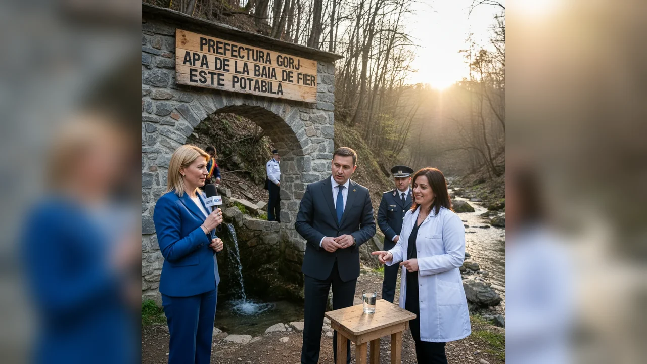 Apa de la Baia de Fier este potabilă și sigură pentru consum