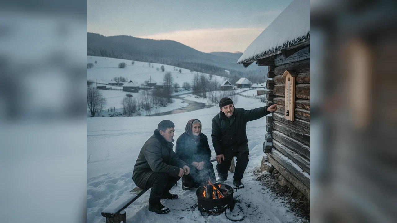 Apa Neagră, cea mai scăzută temperatură din țară, -6 grade Celsius