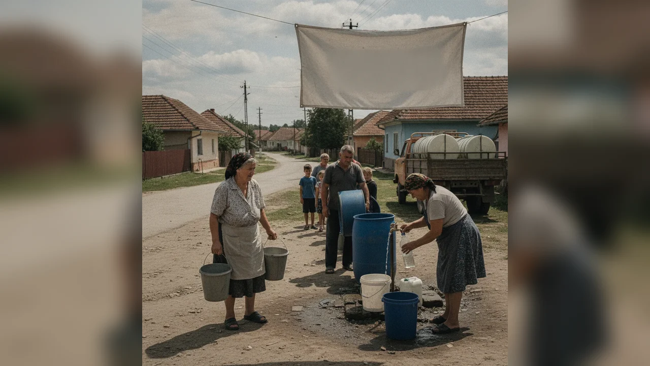 Apă oprită 17 ore în Negomir și Ursoaia pentru igienizarea rezervorului