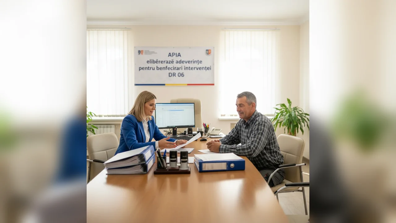 APIA începe eliberarea certificatelor pentru beneficiarilor ajutorului DR 06