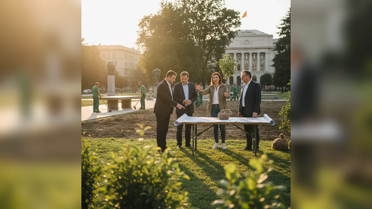 Arborii plantați în Parcul Central din Târgu Jiu anul acesta