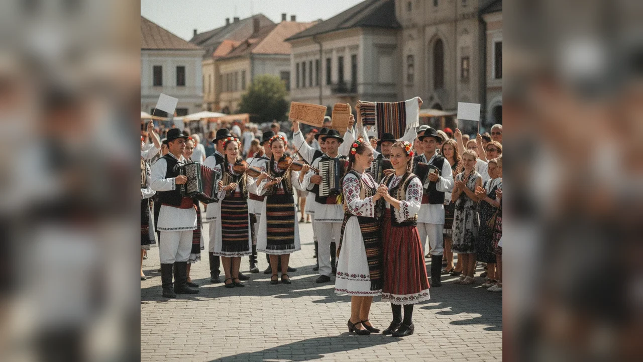 Artiști din Târgu Jiu duc tradițiile românești în Republica Moldova