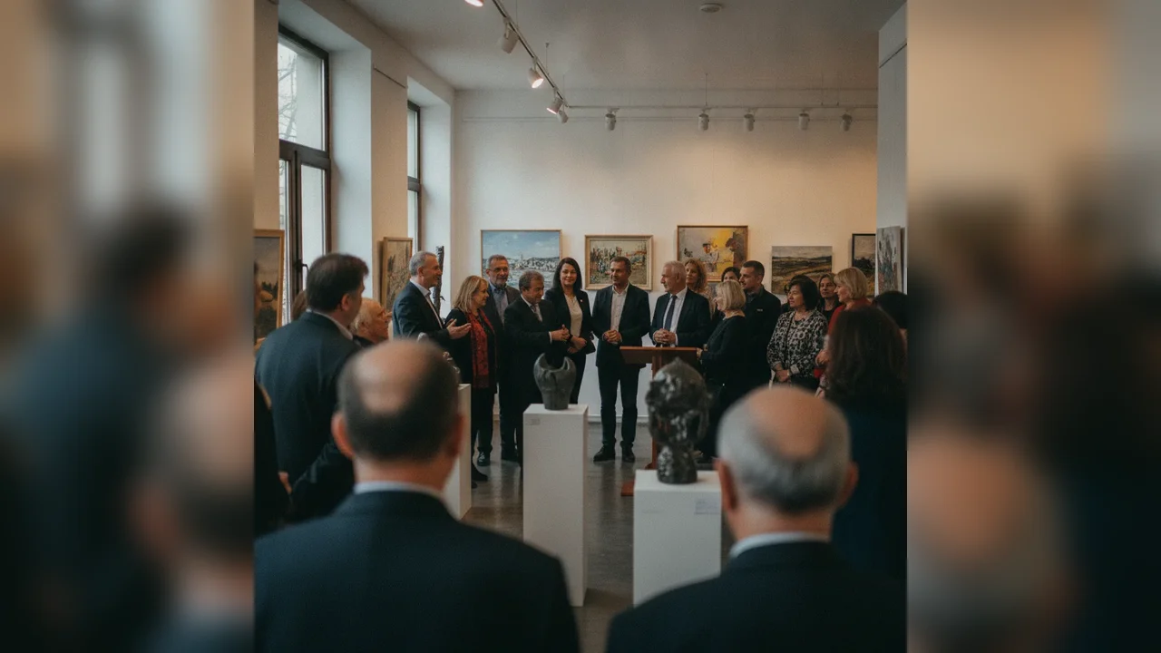 Artiști din Târgu-Jiu expun pictură contemporană la București, la Căminul Artei