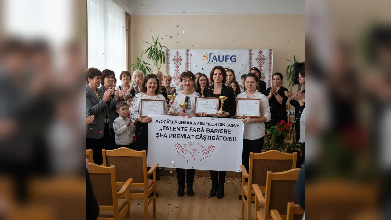 Asociația Uniunea Femeilor din Gorj a premiat câștigătorii concursului Talente fără bariere