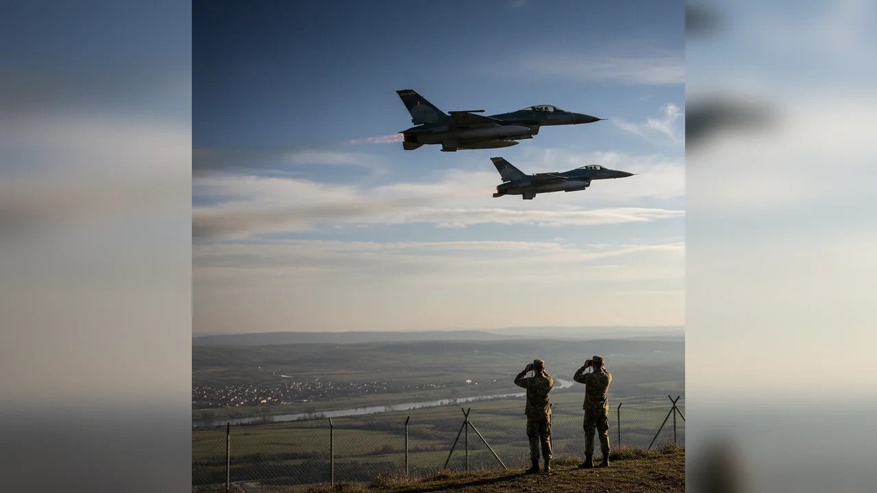 Atacuri la graniță: Două avioane F-16 interceptate
