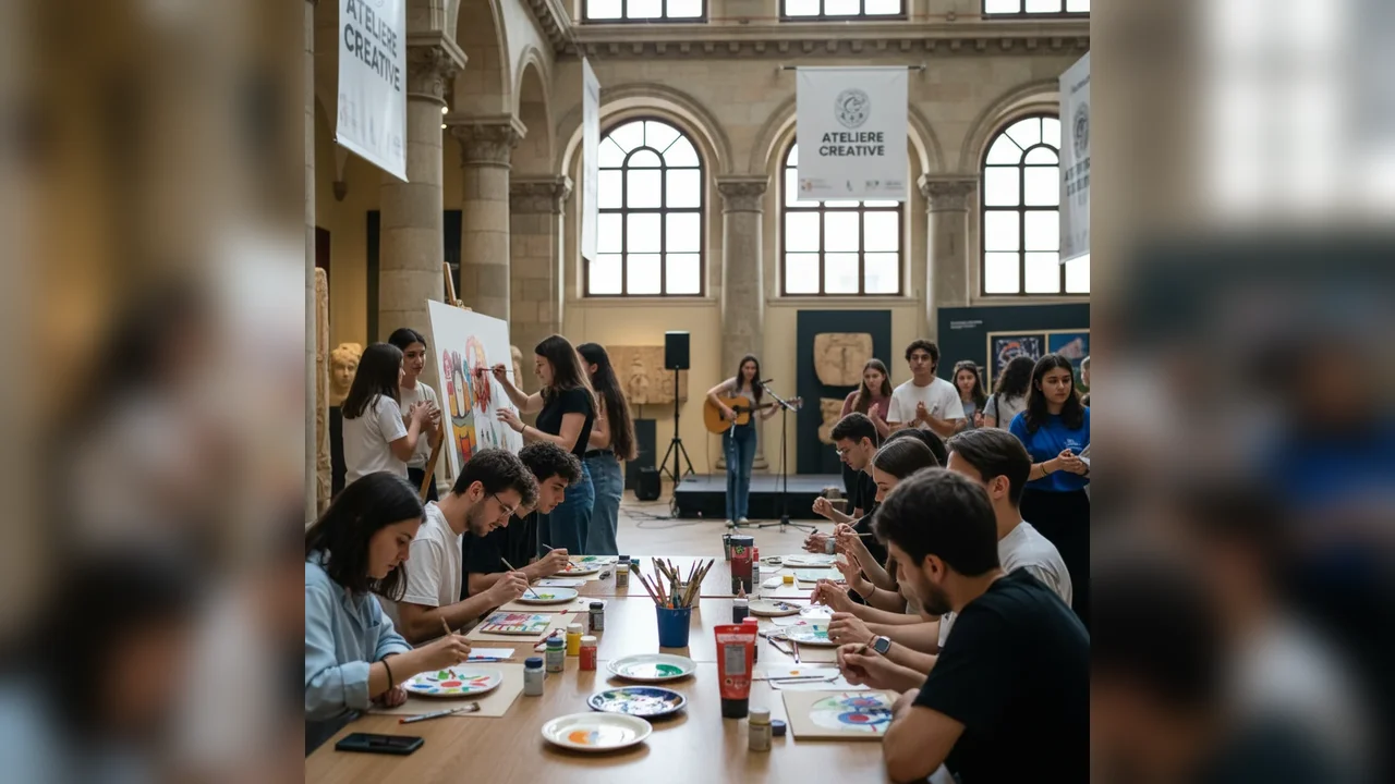 Ateliere creative pentru tineri la Muzeul Județean