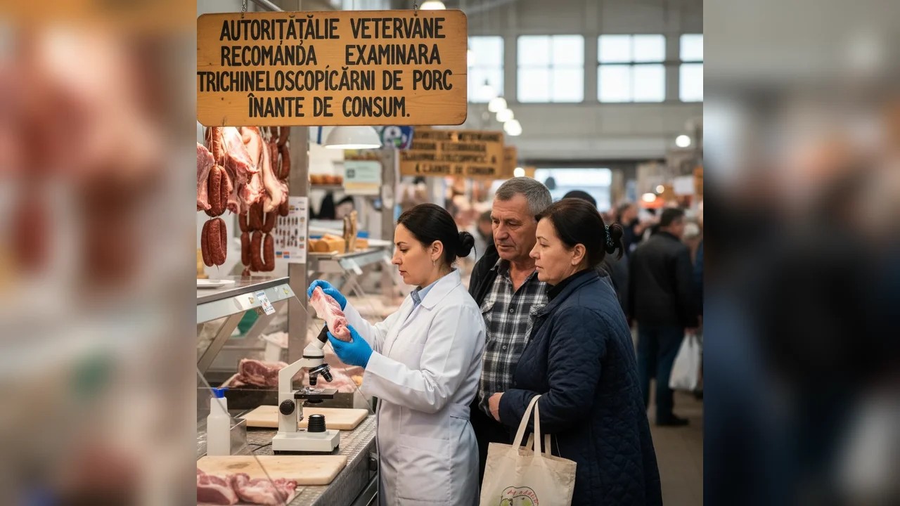 Autoritățile veterinare recomandă testarea trichineloscopică a cărnii de porc înainte de consum în județul nostru