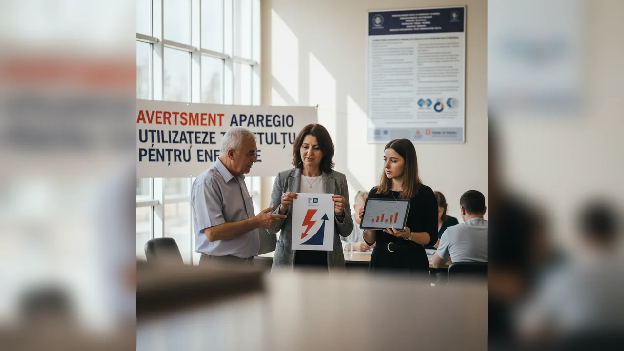 Avertisment Aparegio la Târgu Jiu privind modul de utilizare a tichetului pentru energie