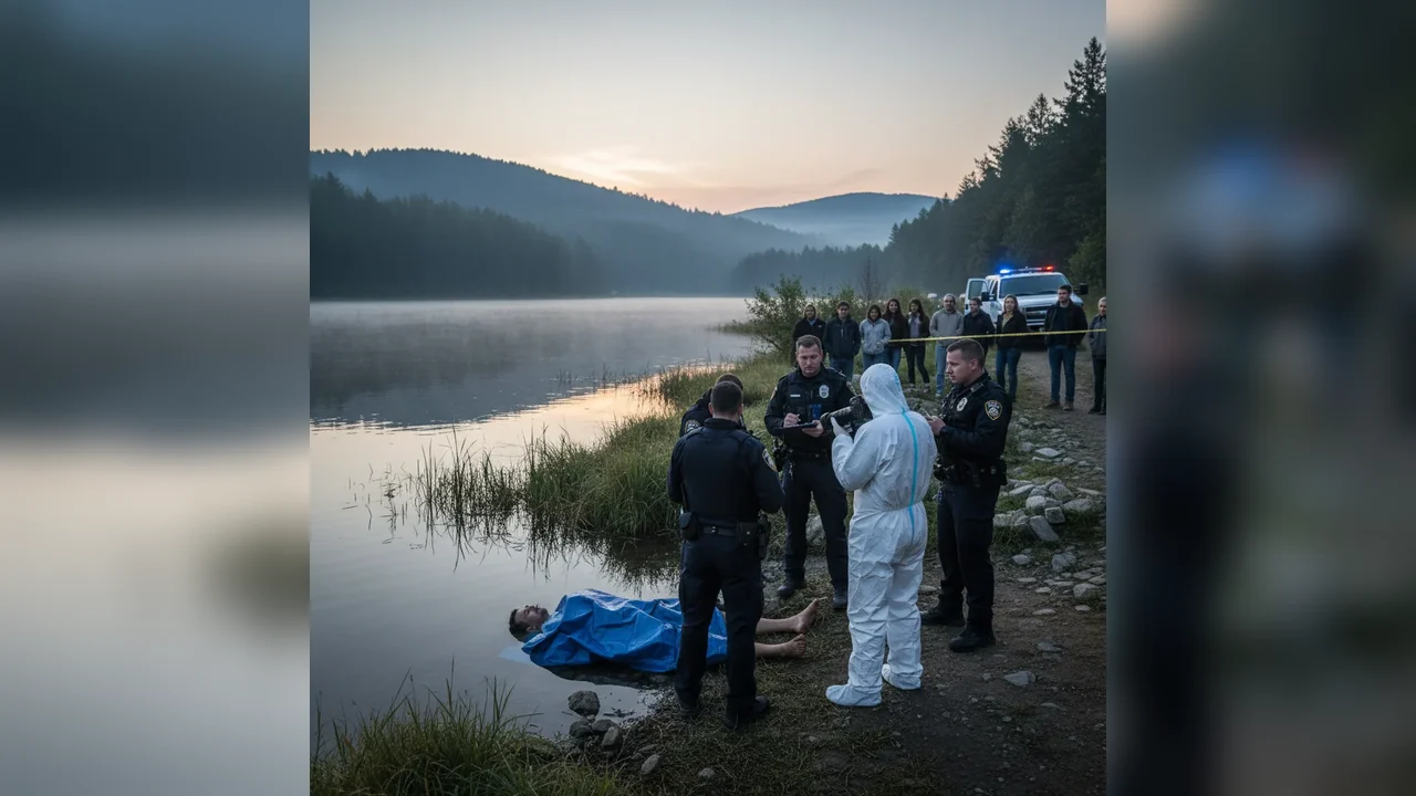 Bărbat descoperit decedat într-un lac din localitate