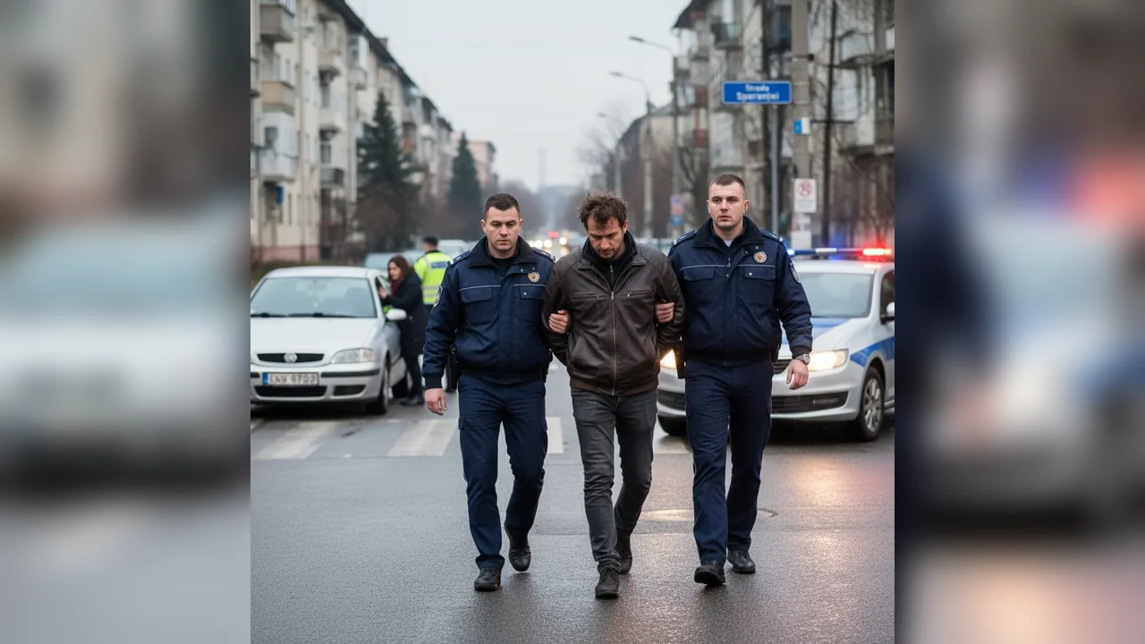Bărbat reținut după ce a urmărit în trafic fosta iubită în județul [Numele Localității]