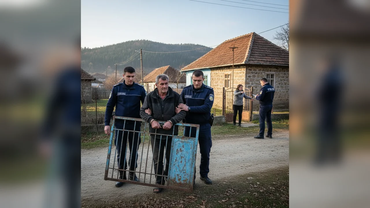 Bărbat reținut în Gorj după ce a furat o poartă din curtea nurorii sale