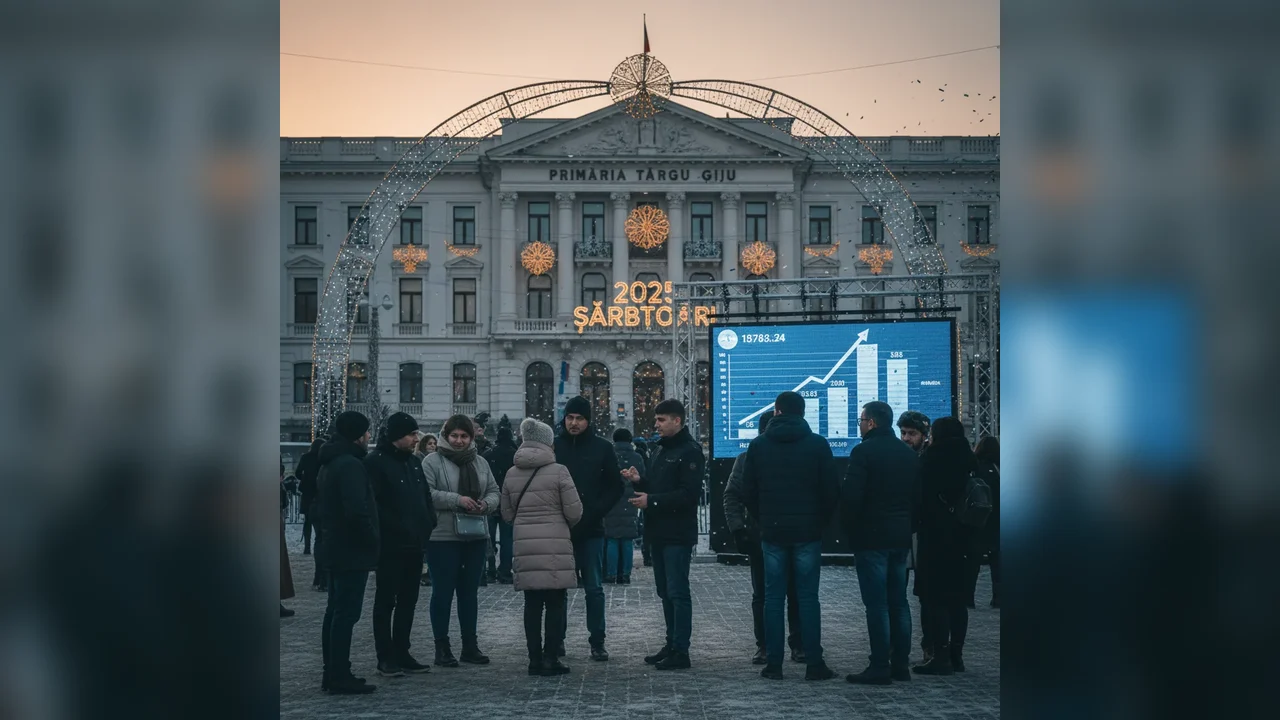 Bugetul pentru sărbătorile de iarnă 2025, propus spre majorare la Târgu Jiu