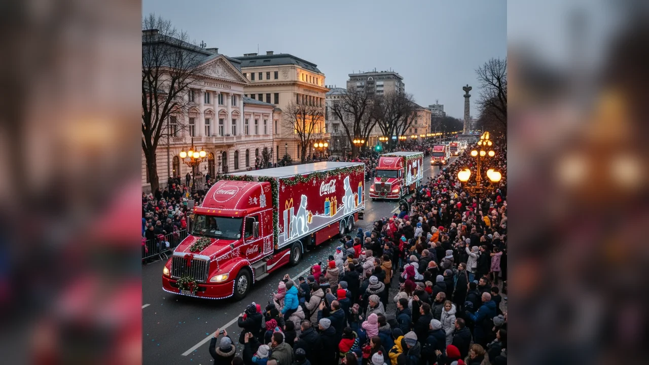 Caravana Coca-Cola ajunge la Târgu Jiu – eveniment local de neratat