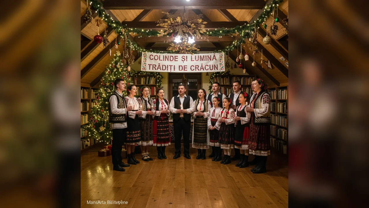 Colinde și lumină de Crăciun, la MansArta Bibliotecii Județene – Tradiții locale în sărbătoarea iernii