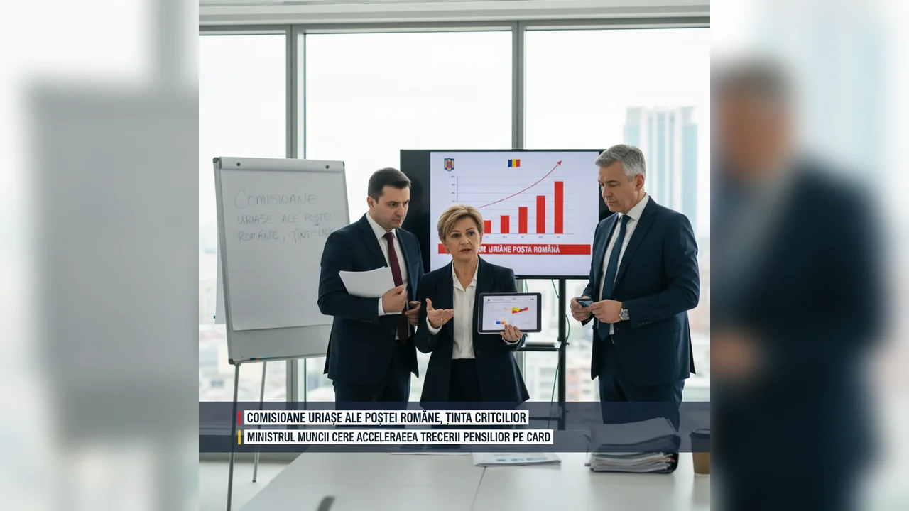 Comisioanele mari ale Poștei Române subiect de critici; Ministrul Muncii solicită plata rapidă a pensiilor pe card