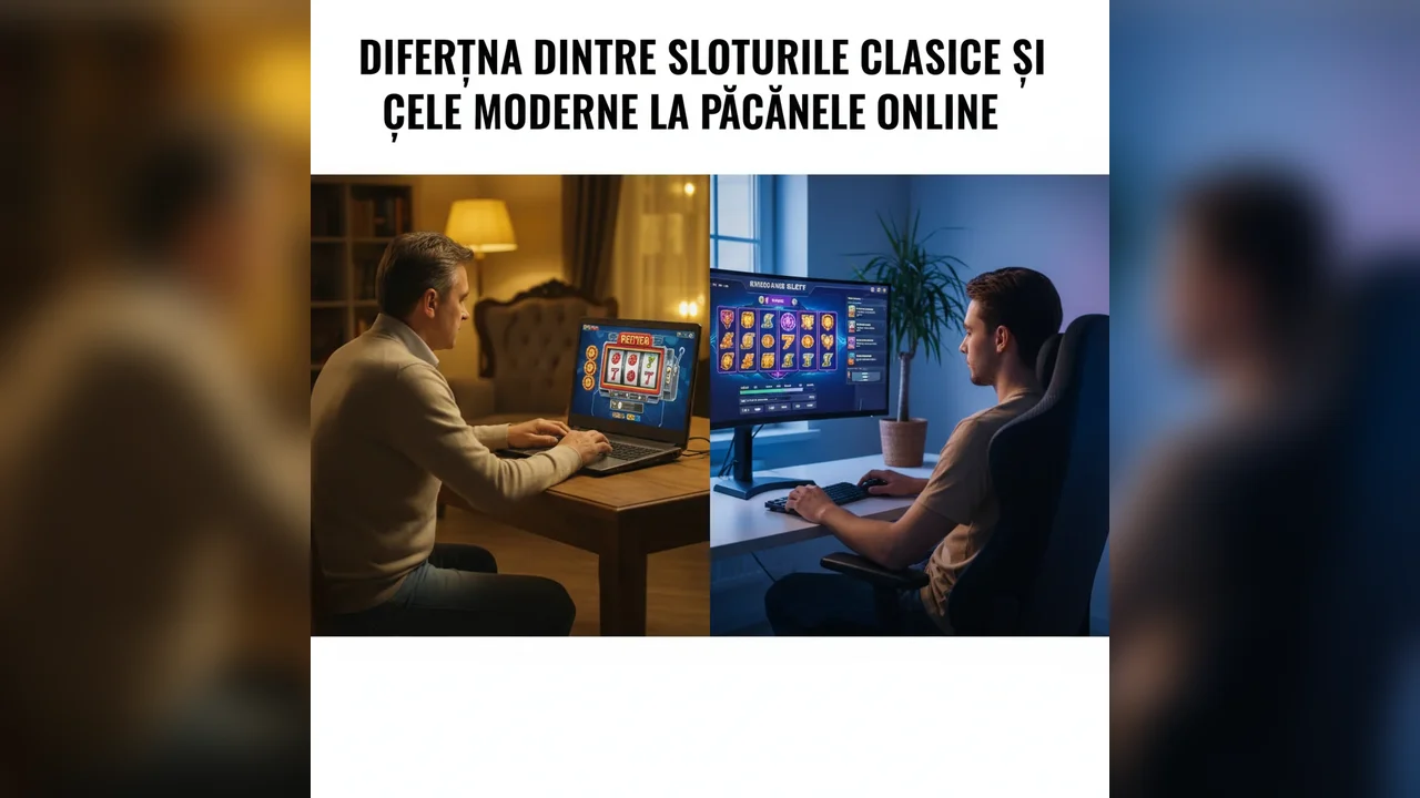 Compararea jocurilor de păcănele tradiționale cu cele actuale pe internet