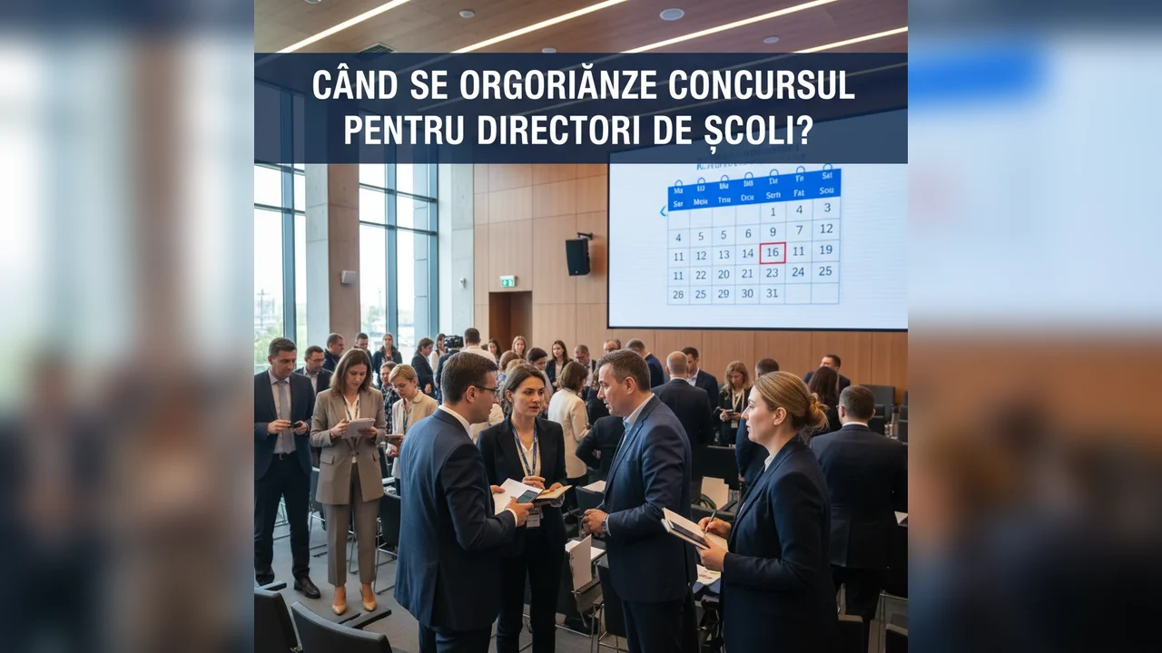 Concurs directori de școli: când și cum se desfășoară