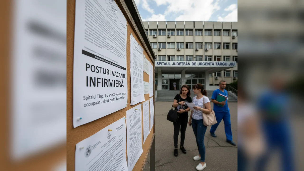 Concurs pentru două posturi de infirmieră disponibile la Spitalul din Târgu Jiu