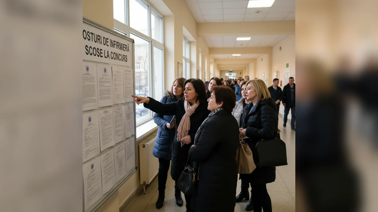 Concurs pentru posturi de infirmieră disponibile la Spitalul Județean
