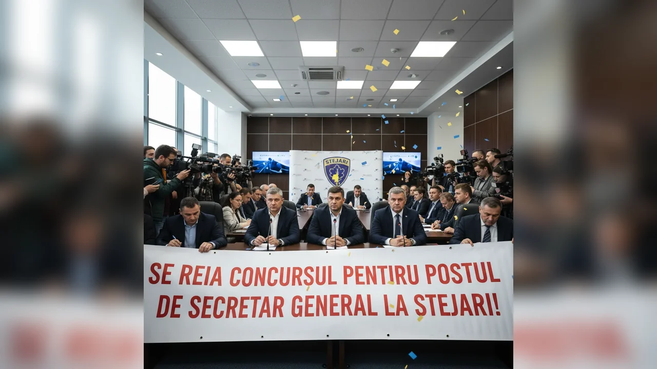 Concurs pentru secretar general la Stejari reluat imediat