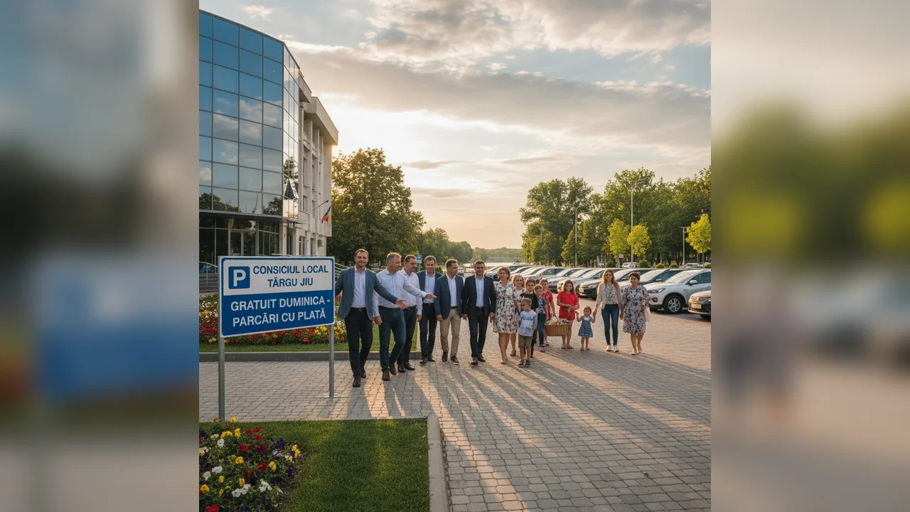 Consilierii municipali din Târgu Jiu au aprobat gratuitate în parcările cu plată duminica