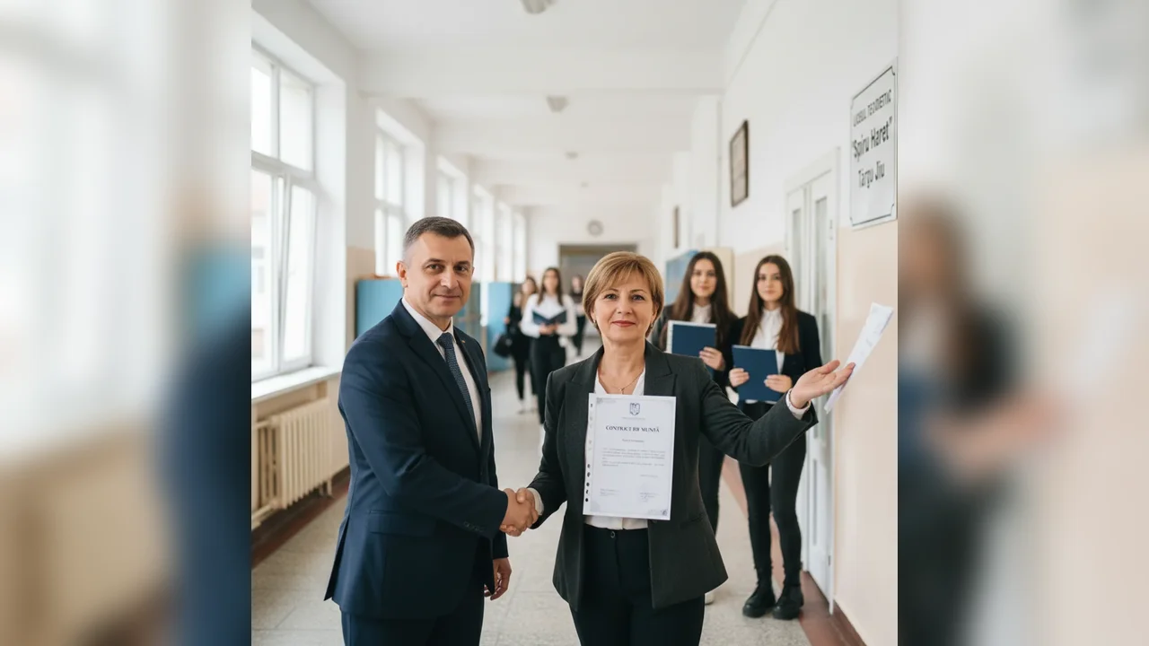 Contabil-șef disponibil la liceu din Gorj pentru candidați