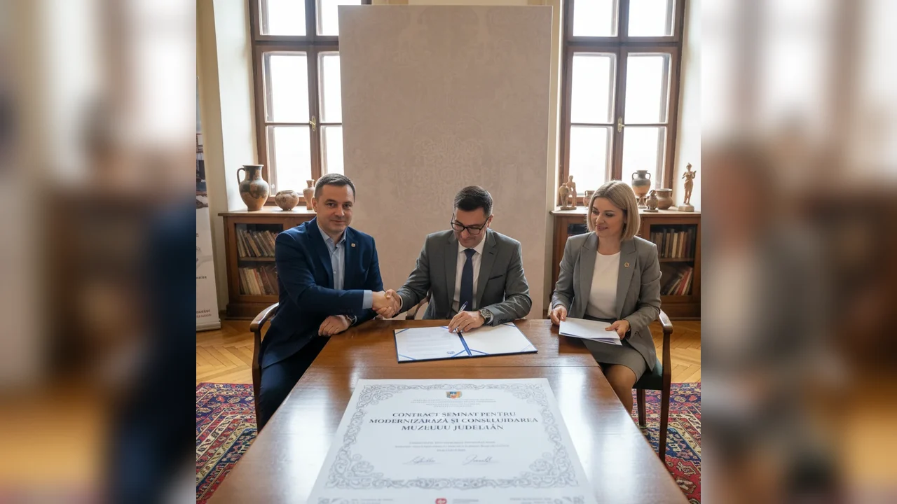 Contract semnat pentru modernizarea și consolidarea Muzeului Județean din [numele localității]