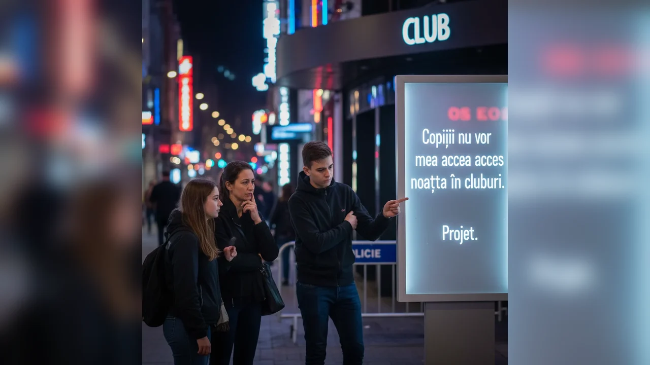 Copiii nu vor mai avea acces în cluburi noaptea, propunere legislativă