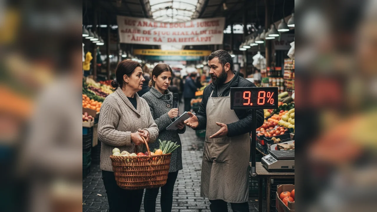 Creșterea prețurilor rămâne blocată în jurul nivelului de 10%