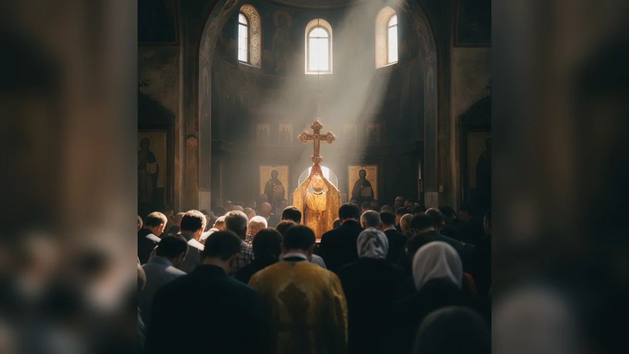 Creștinii ortodocși sărbătoresc azi Înălțarea Sfintei Cruci în Jiu și în țară