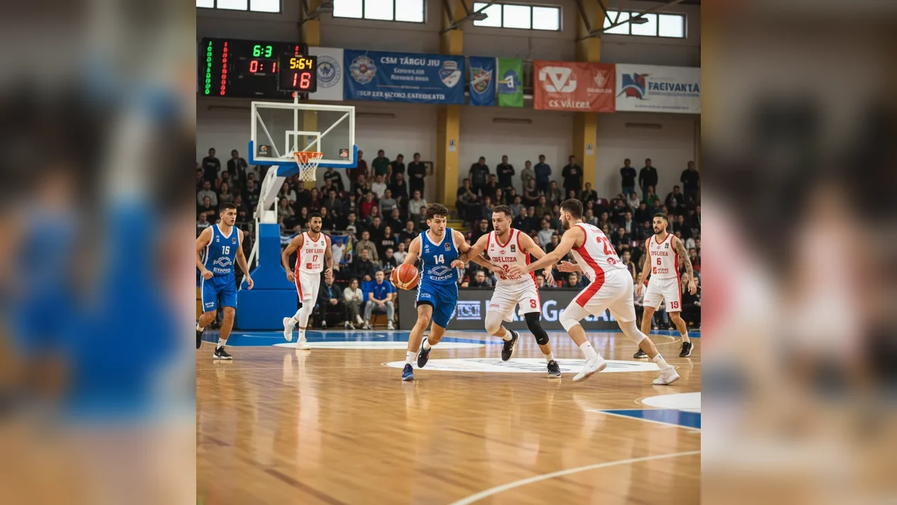 CSM Târgu Jiu se pregătește la Târgu Jiu pentru deplasarea cu CS Vâlcea în Liga Națională de baschet