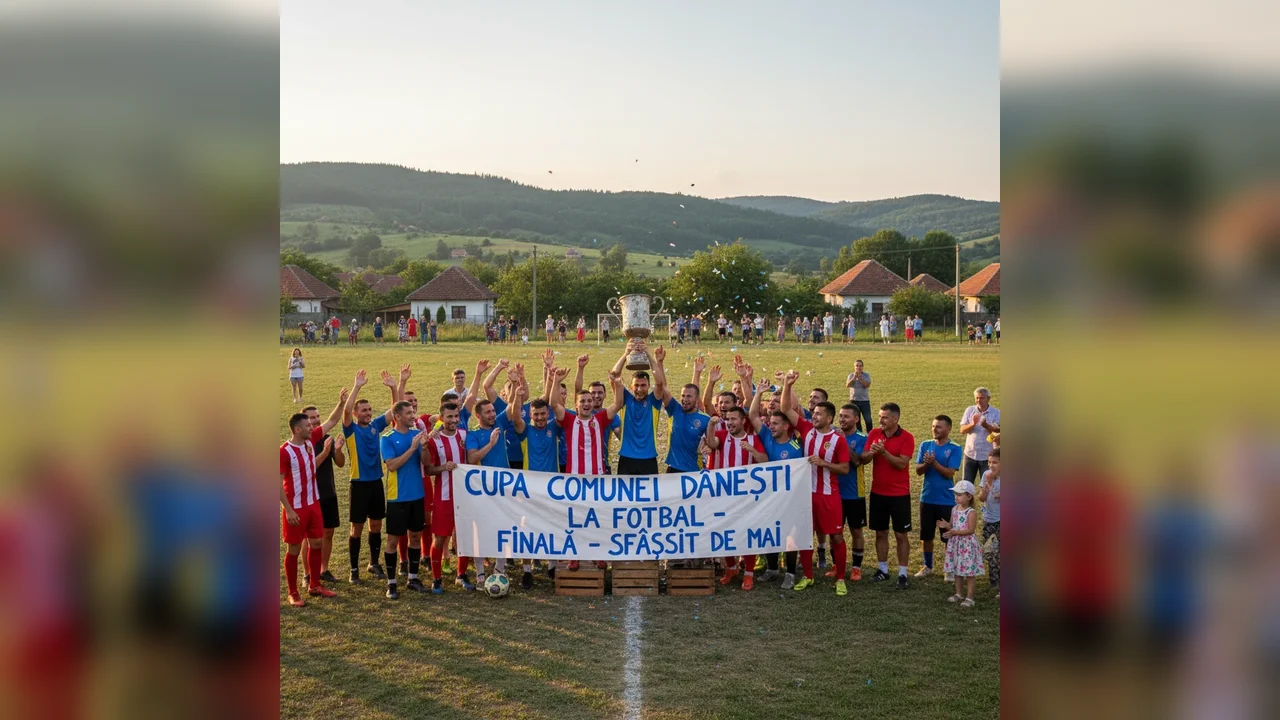 Cupa Dănești la fotbal se desfășoară în mai