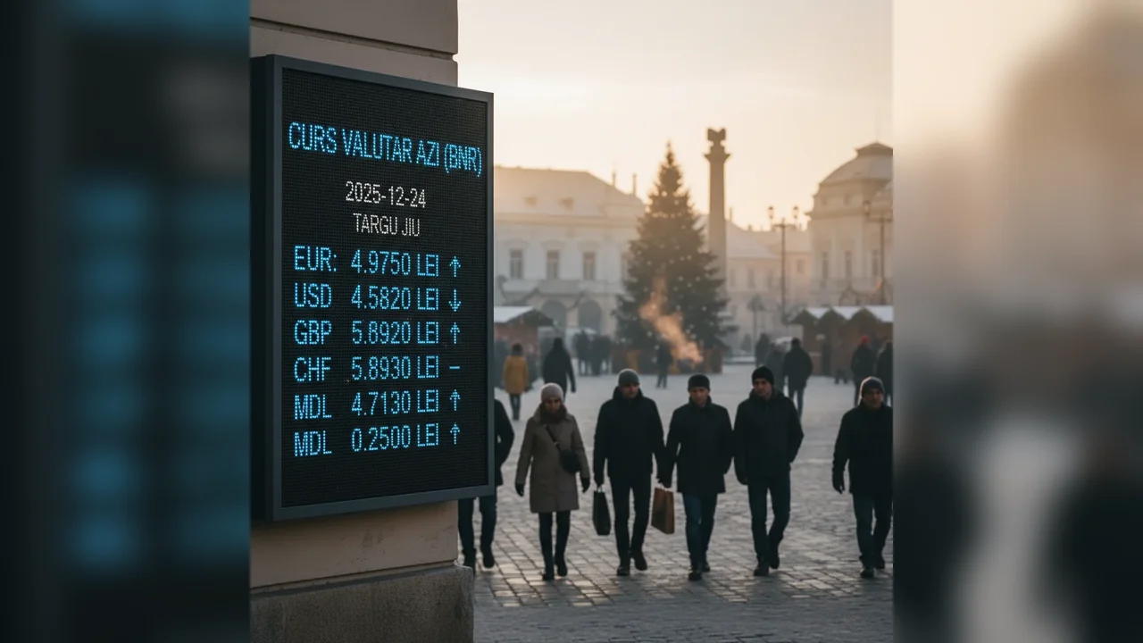 Curs valutar azi (BNR) – 2025-12-24, Targu Jiu