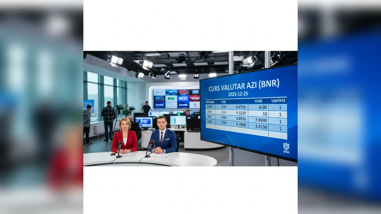 Curs valutar azi (BNR) – 2025-12-25