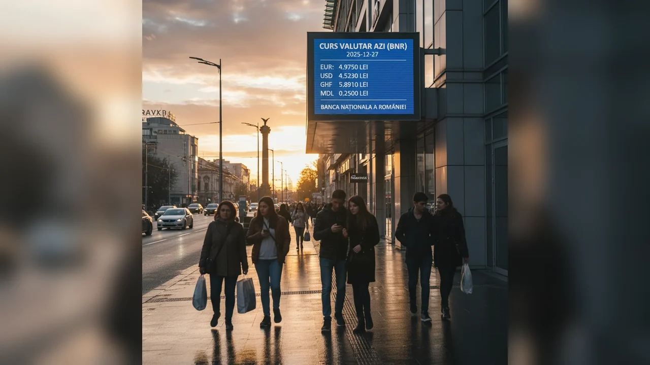 Curs valutar azi (BNR) – 2025-12-27, Targu Jiu