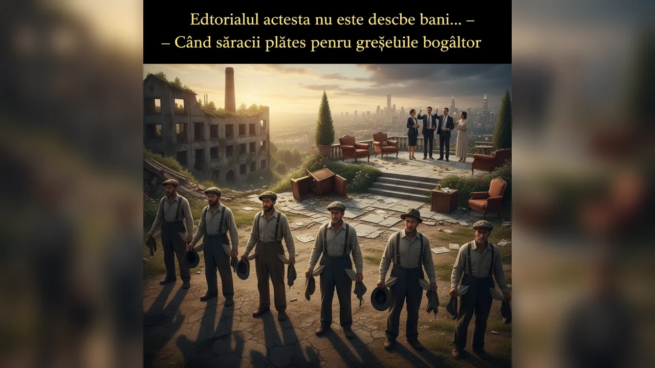 De ce plătesc săracii pentru greșelile bogaților?