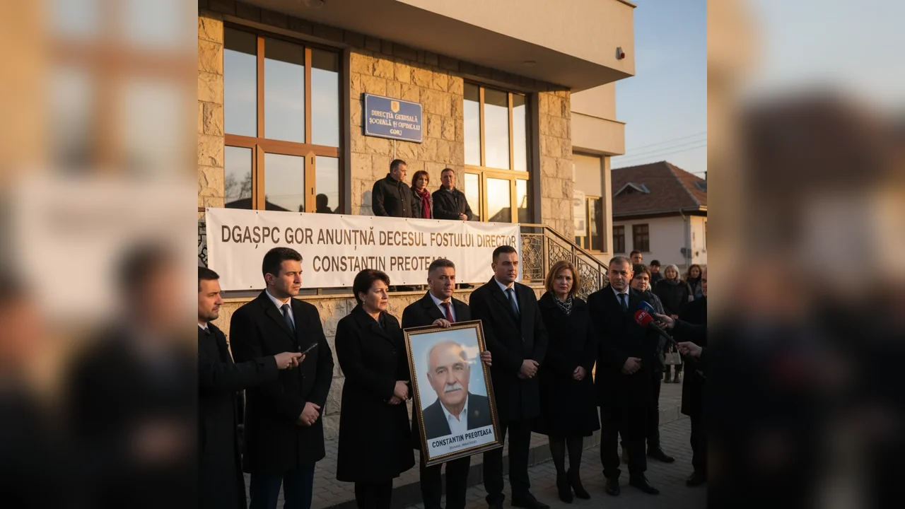 DGASPC Gorj anunță decesul fostului director Constantin Preoteasa la Târgu Jiu