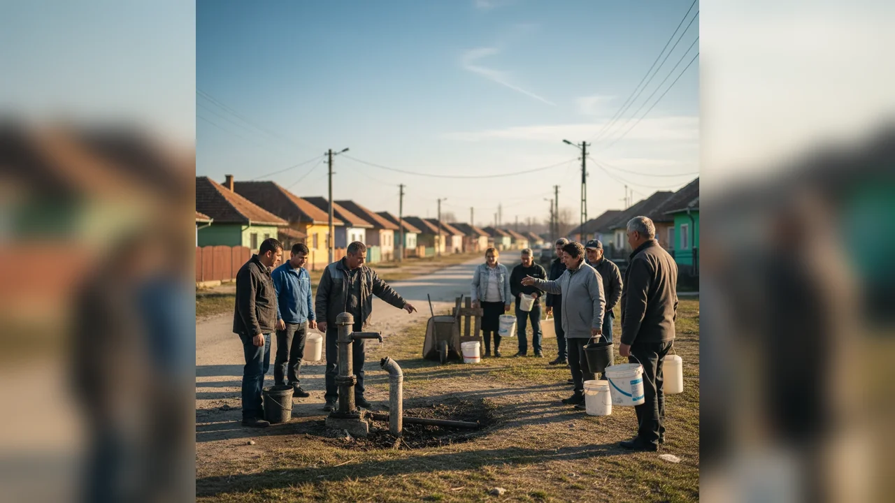 Dificultăți în alimentarea cu apă în zona Bumbești-Jiu