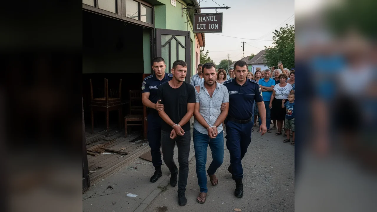 Doi bărbați reținuți la Târgu Jiu după un conflict violent într-un local din comuna Mătăsari