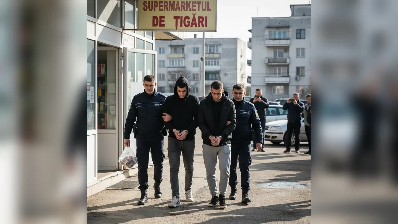 Doi tineri din Rovinari, reținuți pentru furt calificat de țigări. Caz anunțat de poliție la Târgu Jiu