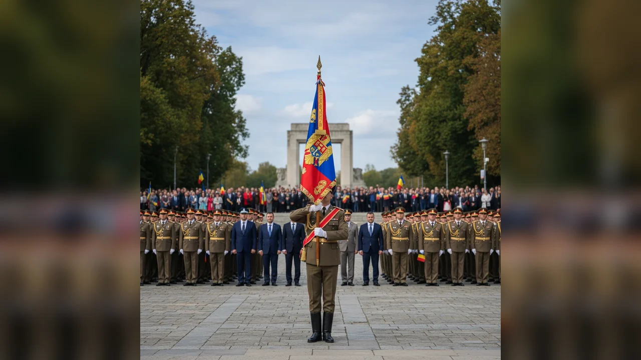 Drapelul de Luptă a fost acordat Batalionului 24 Infanterie Ecaterina Teodoroiu din Brigada Multinațională Sud-Est Craiova
